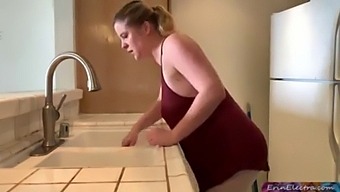 Kitchen Encounter With Stepmom And Stepson