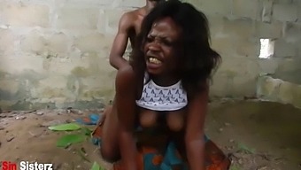 A Black Teen And Her Partner Get Caught On A Farm By The Owner