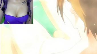 ผู้ชายล่องหนมีเซ็กส์สามคนกับเพื่อนของเขาใน Hentai Toumei Naigen Ep. 1