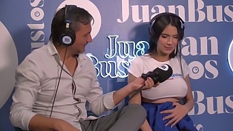 Pregnant Ambarprada With Large Breasts Seeks Complete Control In Sex Machine On Juan Bustos Podcast.